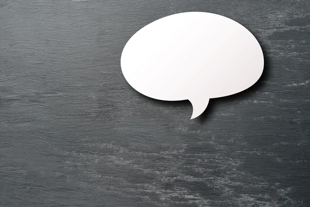 Balloon, talk, paper