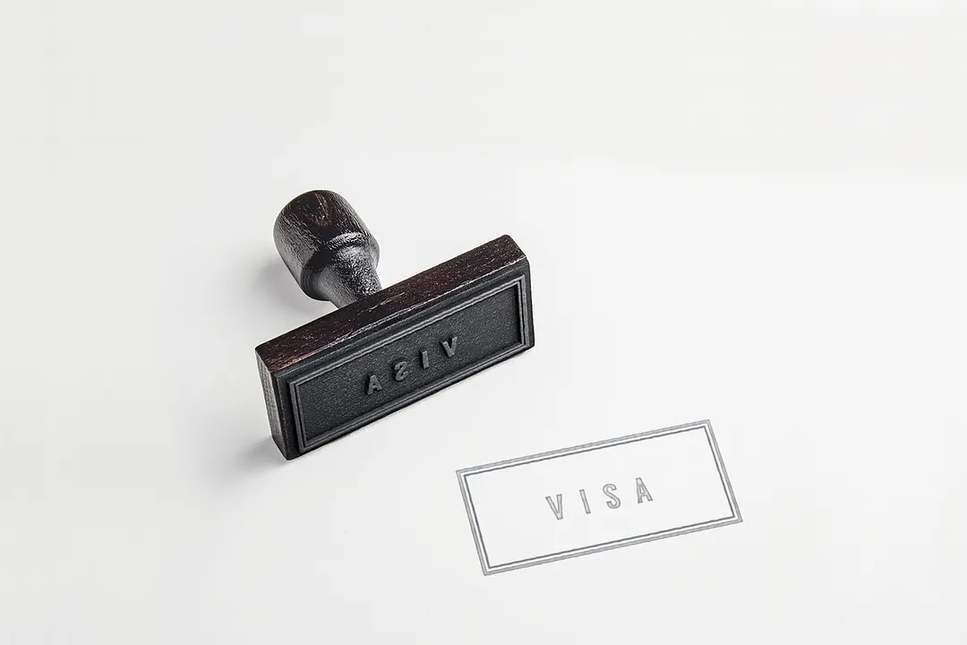 Visa, paper, passport visa