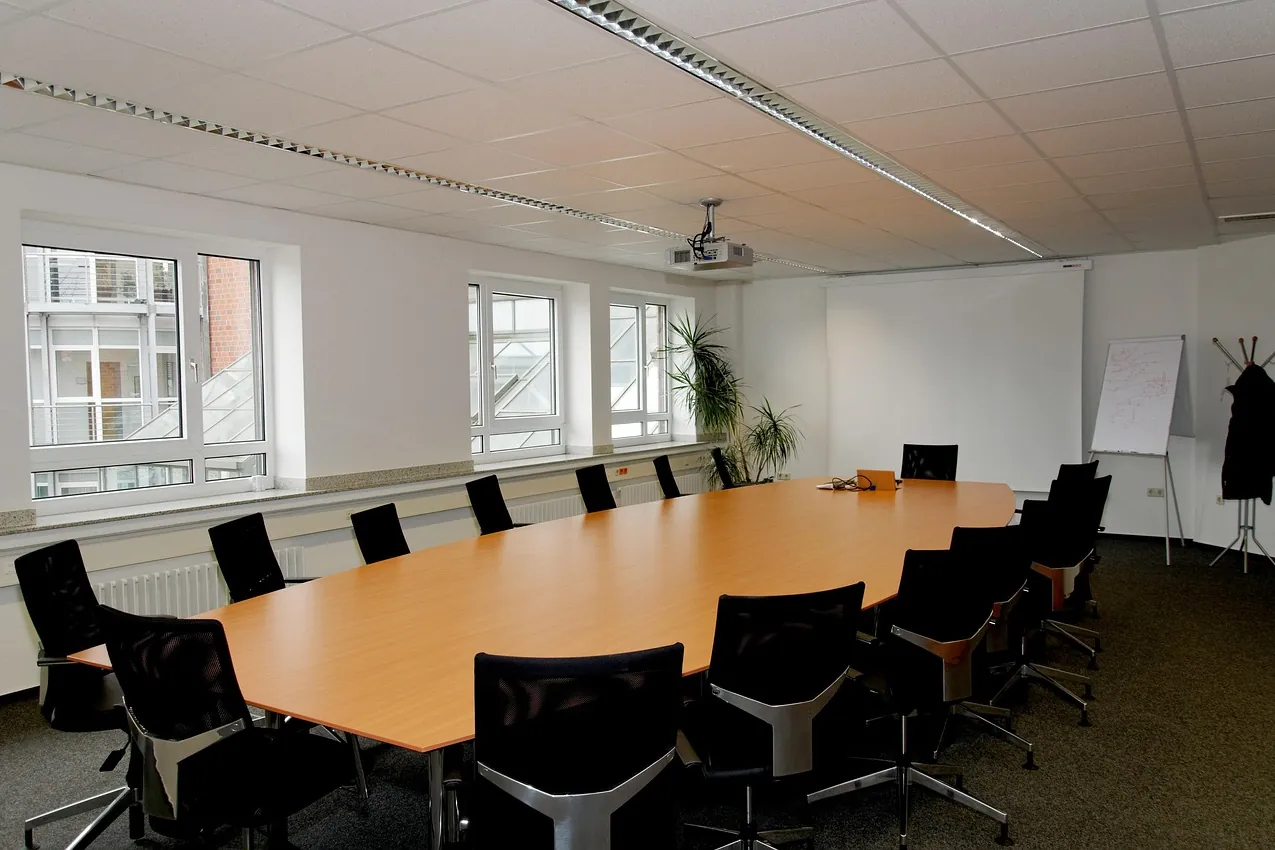 Conference room, table, chairs