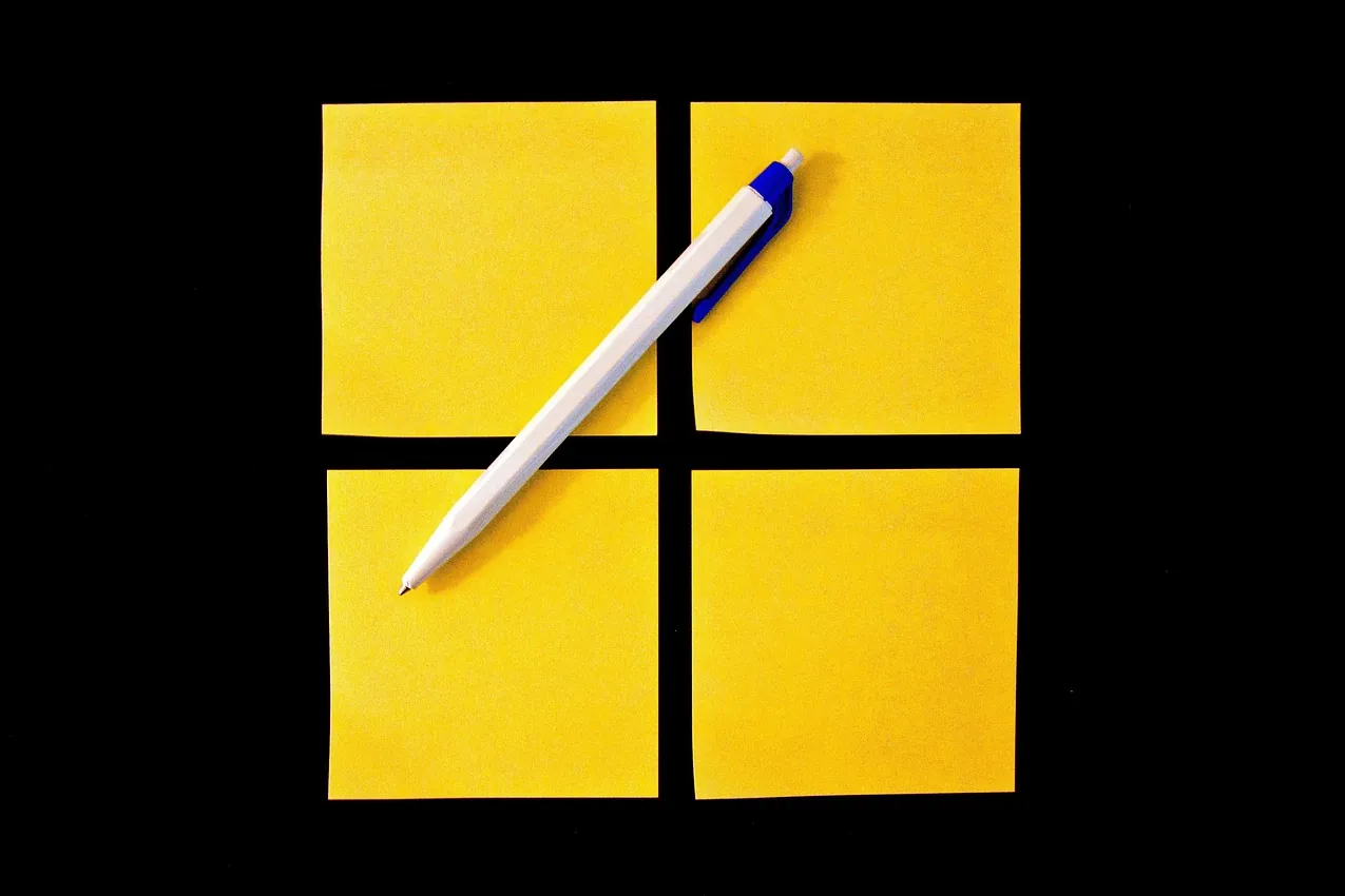 Windows, notes, memo