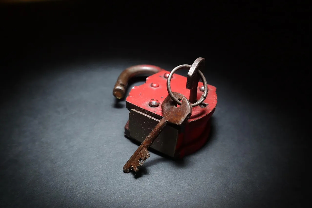 Padlock, antique, vintage