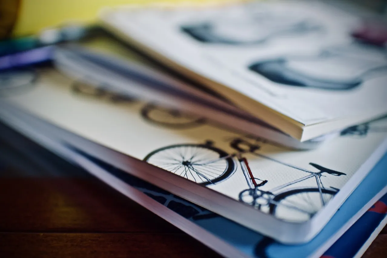 Notebooks, quills, office