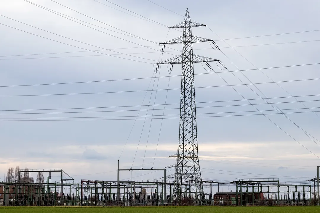 Substation, electricity, power line