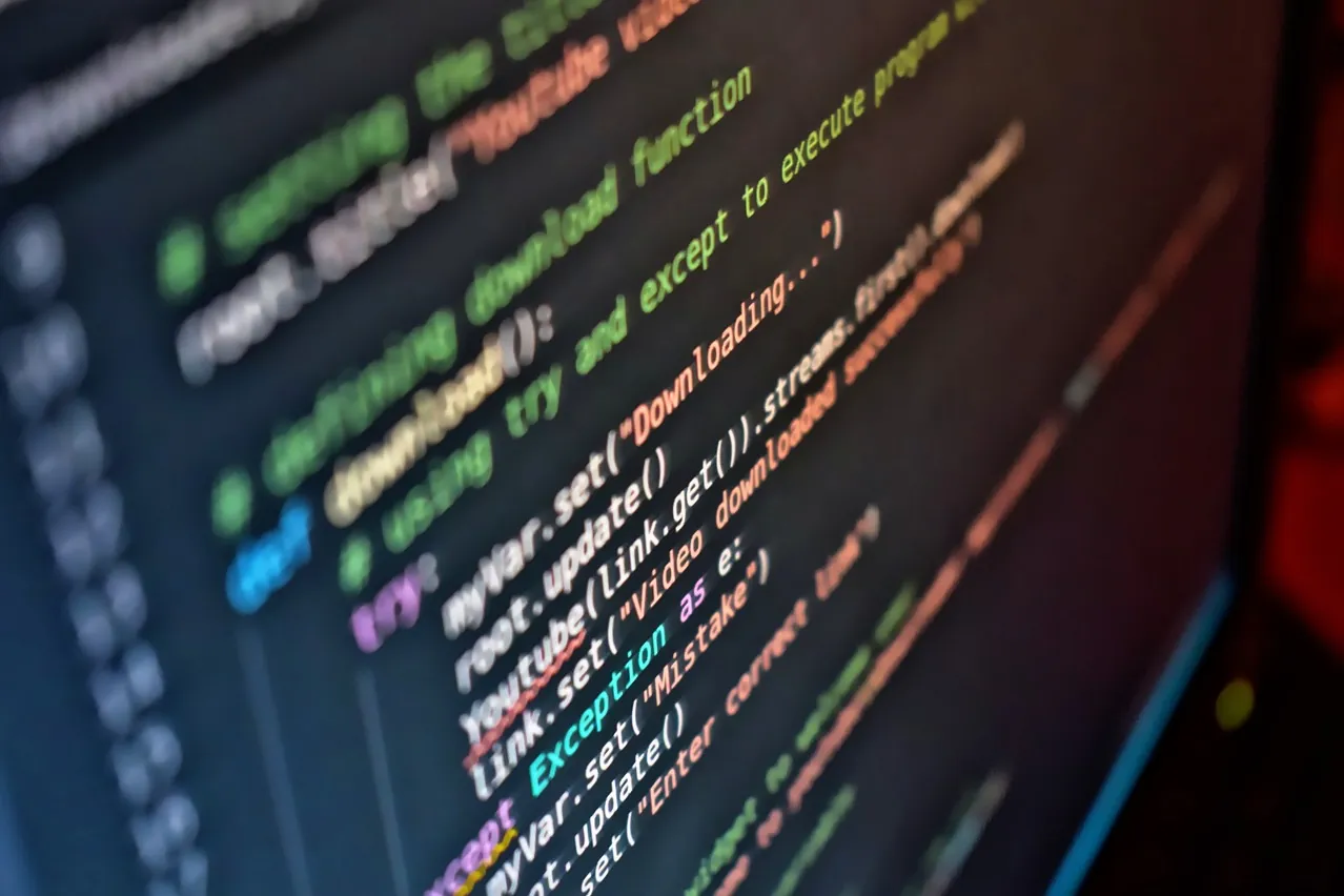 Computer, technology, coding