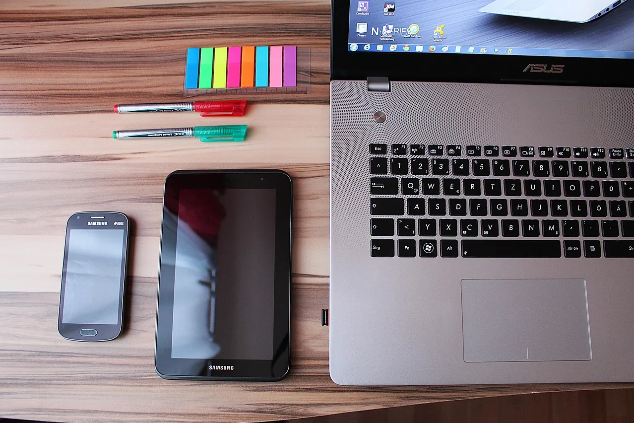 Office, smartphone, tablet