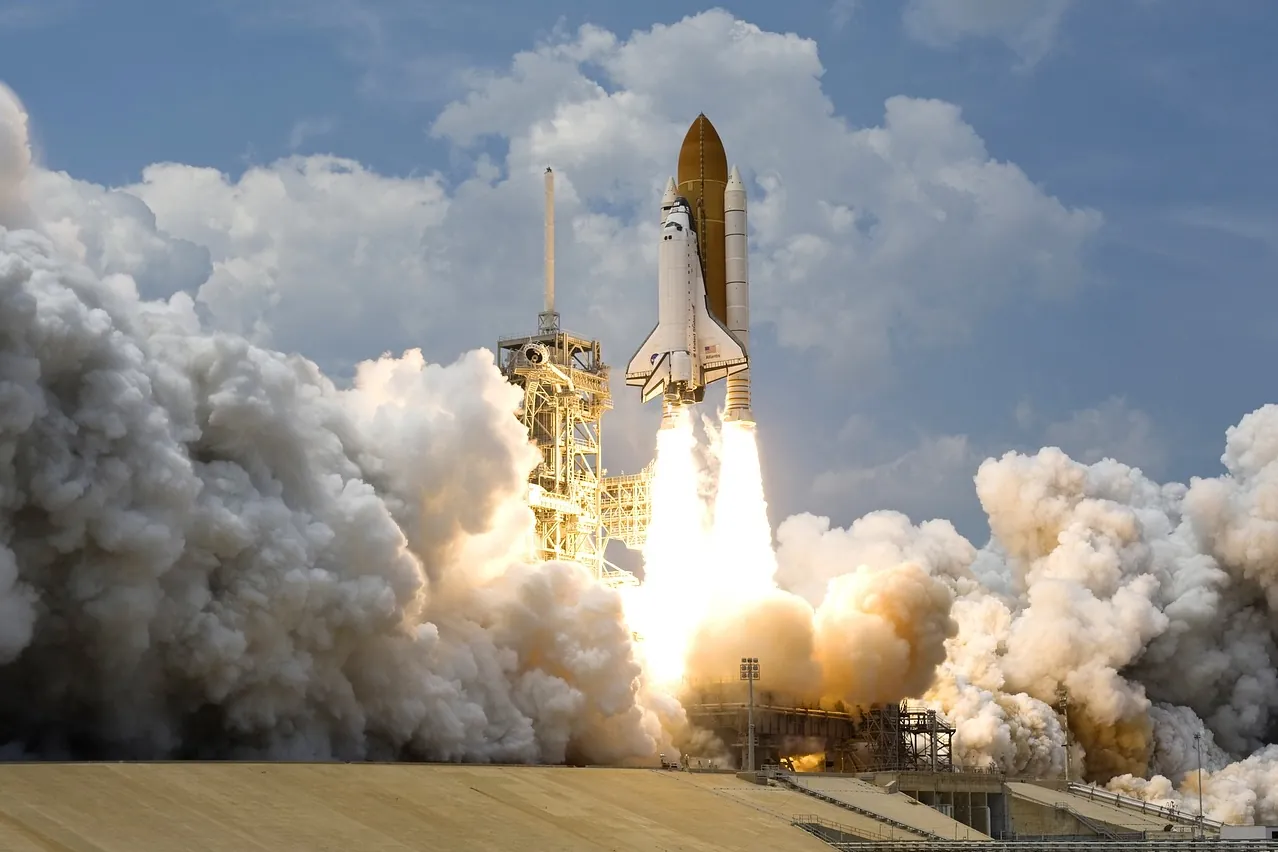 Rocket launch, rocket, take off