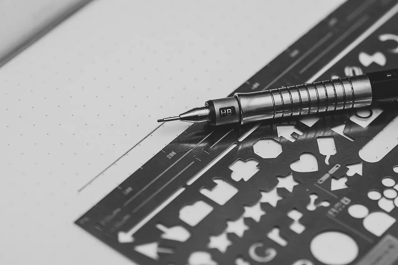 Pen, stencil, style